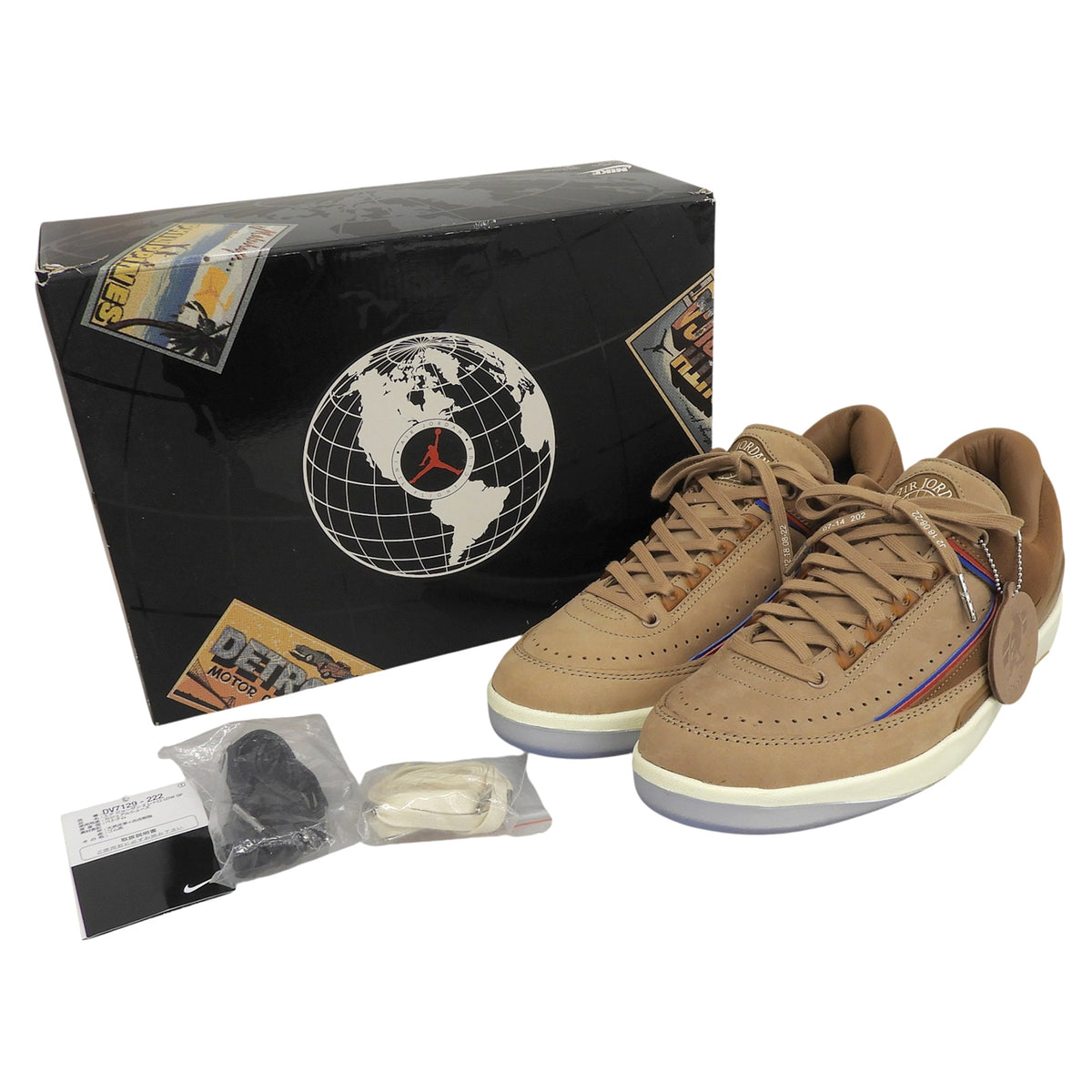 ナイキ AIR JORDAN 2 RETRO LOW SP Two 18 ナイキ トゥーエイティーン スニーカー ブラウン 26 メンズ