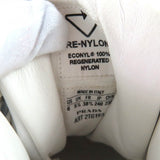 プラダ Re-Nylon ポーチ付 トライアングルプレート ハイカットスニーカー ホワイト 24 レディース