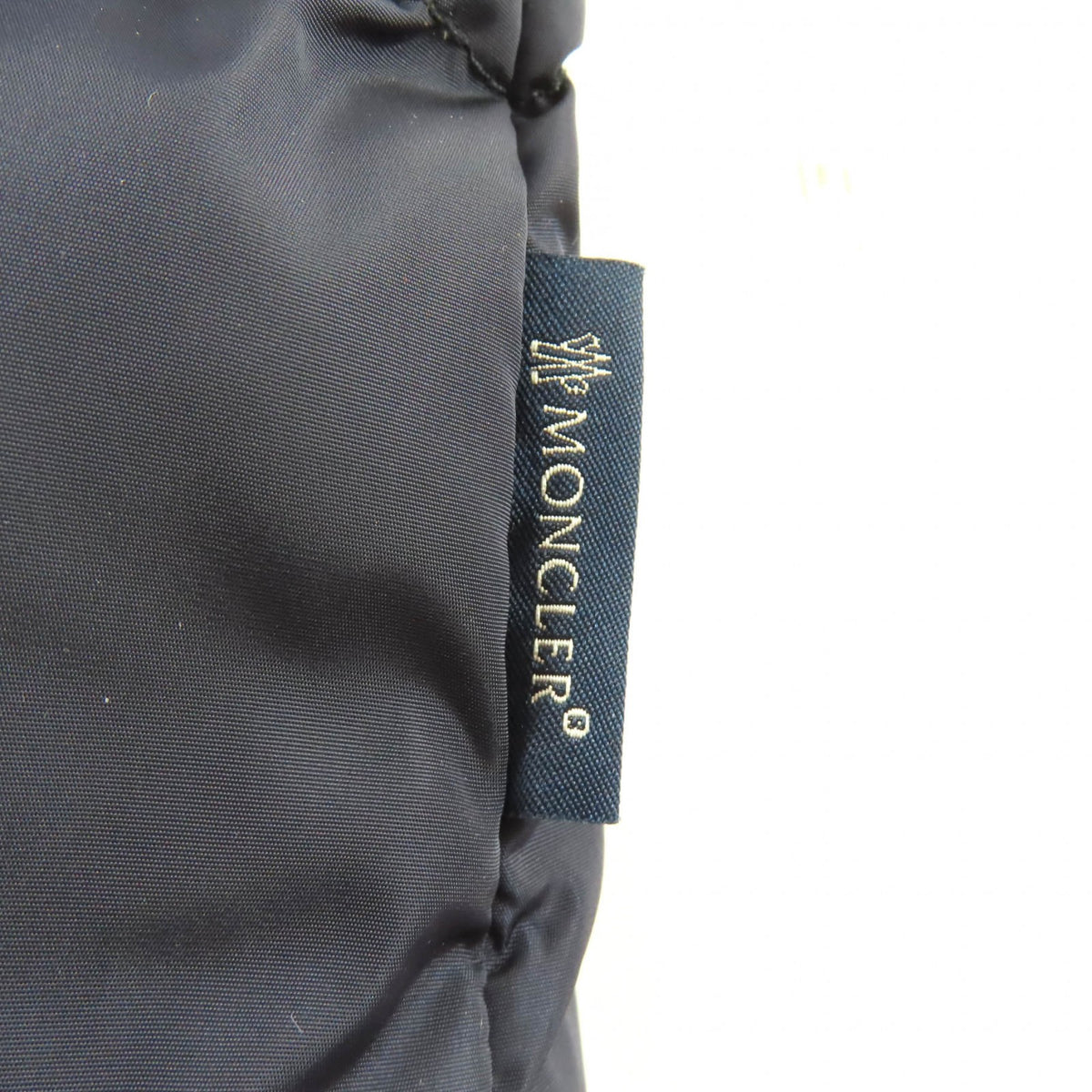モンクレール HIRONDELLE FOXファー付 ZIP UP ダウンコート ネイビー 00 レディース