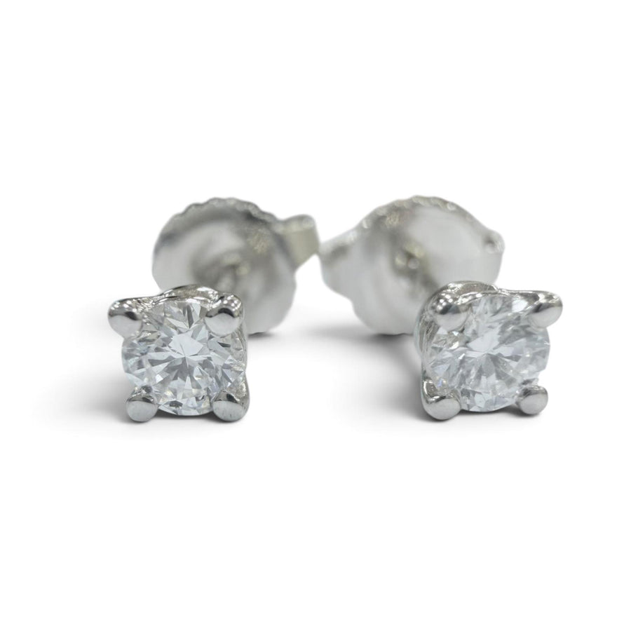 ティファニー スタッド ダイヤ ピアス ダイヤ:総0.22ct（2粒合計）11年5月購入 ピアス プラチナ レディース