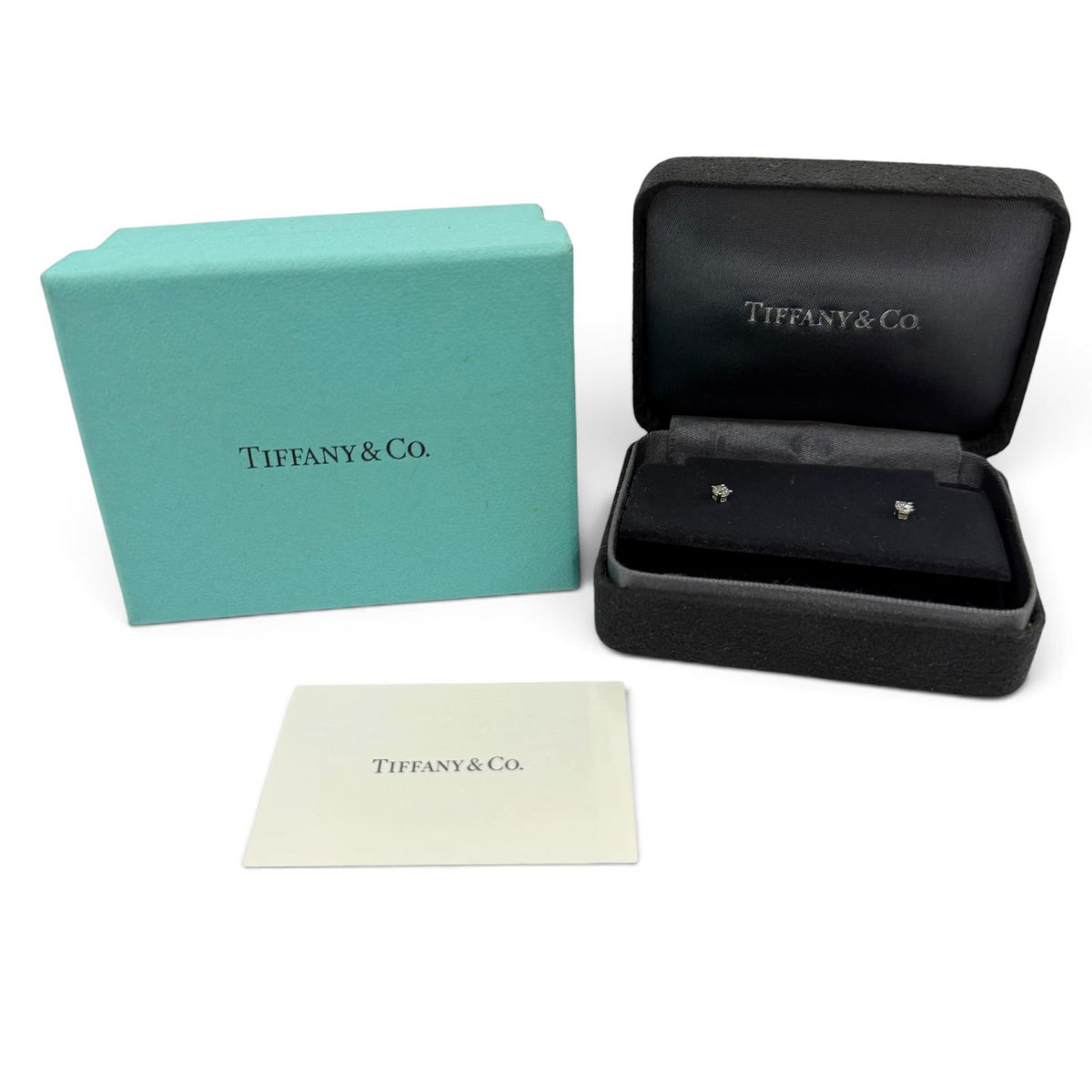 ティファニー スタッド ダイヤ ピアス ダイヤ:総0.22ct（2粒合計）11年5月購入 ピアス プラチナ レディース
