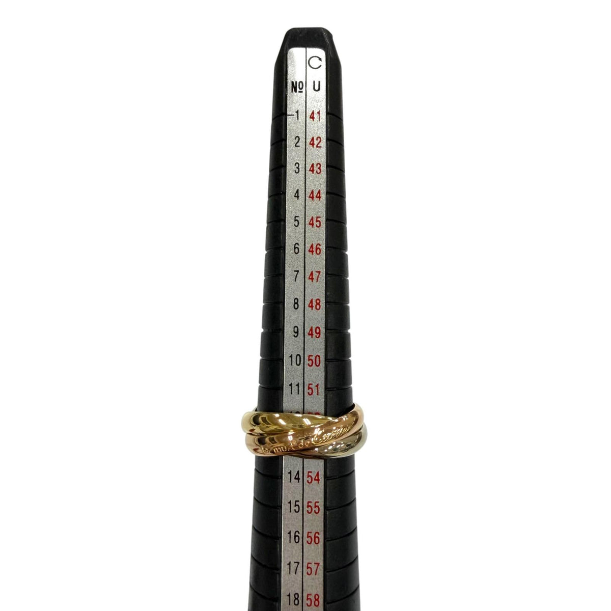 カルティエ トリニティ リング クラシック リング 指輪 イエローゴールド 53 JP13号 レディース