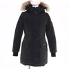 カナダグース TRILLIUM PARKA トリリウムパーカー コヨーテファー・フード付 ダウンコート ブラック XS レディース
