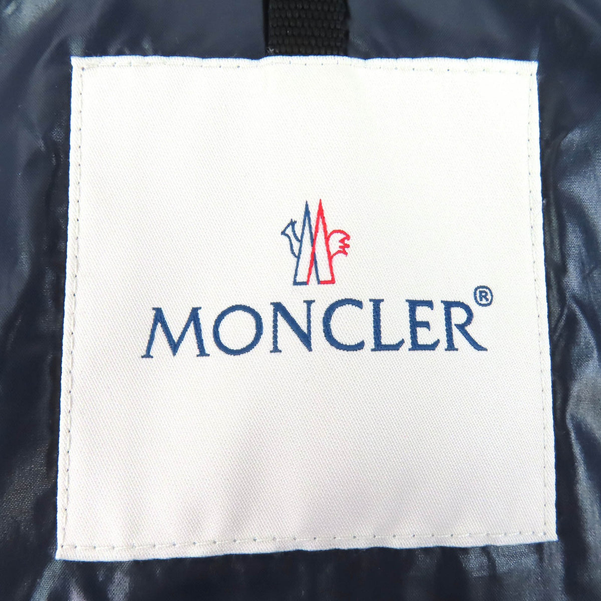 モンクレール MONTCLA モンクラ ロゴエンブロイダリー フーデッド WZIP ダウンジャケット ネイビー 1 メンズ