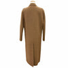 マディソンブルー PEARL CHESTER COAT パールボタン ロング ダブル チェスターコート ブラウン 01 レディース