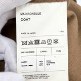 マディソンブルー PEARL CHESTER COAT パールボタン ロング ダブル チェスターコート ブラウン 01 レディース
