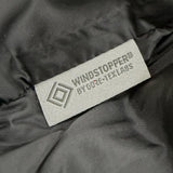 ザ・ノースフェイス WINDSTOPPER GORE-TEX ゴアテックス ロゴ刺繍 フーデッド ダブルジップアップ ダウンジャケット ブラック L メンズ 未使用品