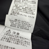 ザ・ノースフェイス WINDSTOPPER GORE-TEX ゴアテックス ロゴ刺繍 フーデッド ダブルジップアップ ダウンジャケット ブラック L メンズ 未使用品