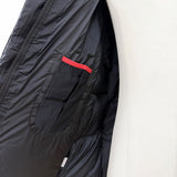 ザ・ノースフェイス WINDSTOPPER GORE-TEX ゴアテックス ロゴ刺繍 フーデッド ダブルジップアップ ダウンジャケット ブラック L メンズ 未使用品