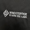ザ・ノースフェイス WINDSTOPPER GORE-TEX ゴアテックス ロゴ刺繍 フーデッド ダブルジップアップ ダウンジャケット ブラック L メンズ 未使用品
