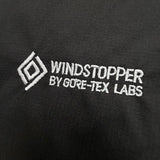 ザ・ノースフェイス WINDSTOPPER GORE-TEX ゴアテックス ロゴ刺繍 フーデッド ダブルジップアップ ダウンジャケット ブラック L メンズ 未使用品
