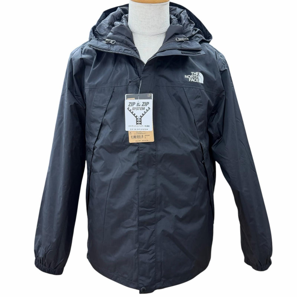 ザ・ノースフェイス Kronos Triclimate Jacket ロゴ入り フーデッド 3WAY ジップアップ マウンテンパーカー ブラック M メンズ 未使用品