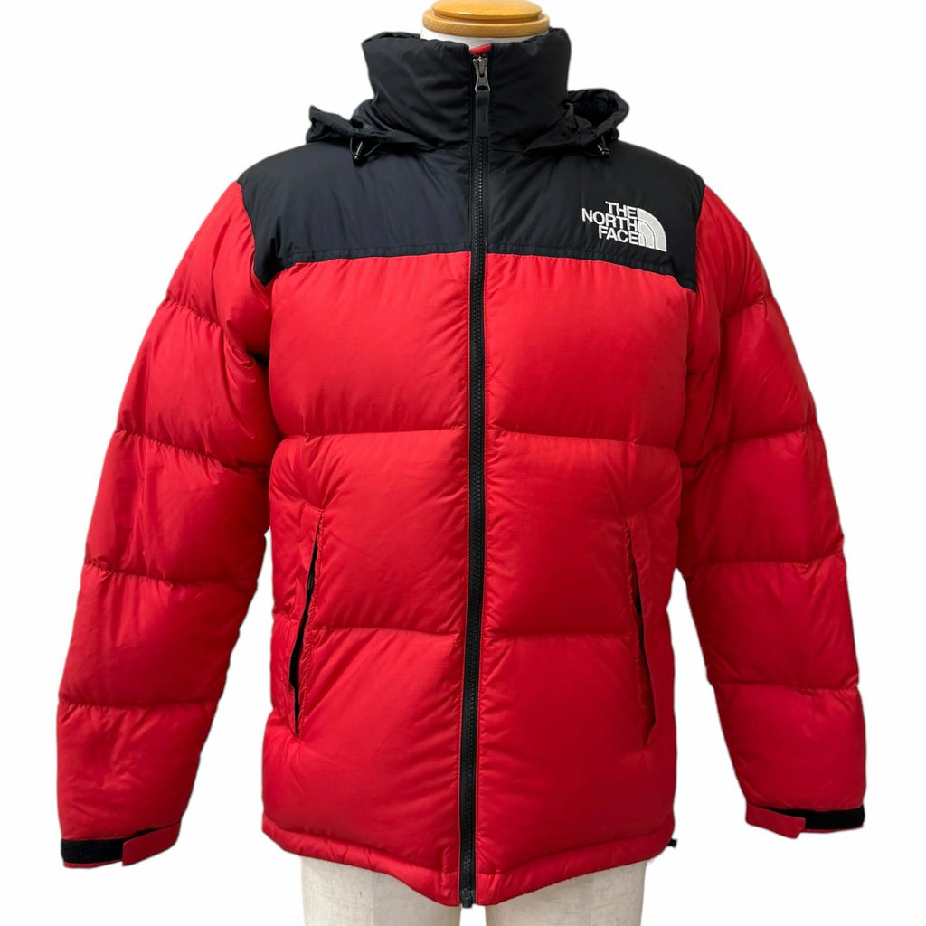 ザ・ノースフェイス NUPTSE JACKET ダウンジャケット レッド M メンズ