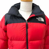 ザ・ノースフェイス NUPTSE JACKET ダウンジャケット レッド M メンズ