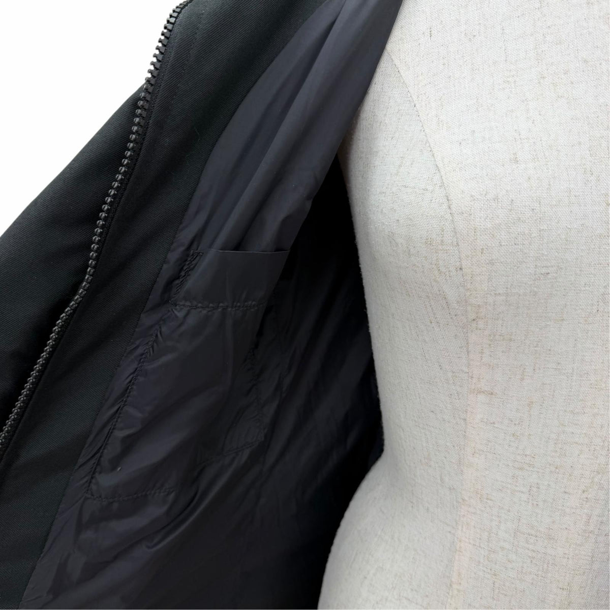 ピレネックス GRENOBLE FUR ファー・フード付 ダウンコート ブラック 36 レディース
