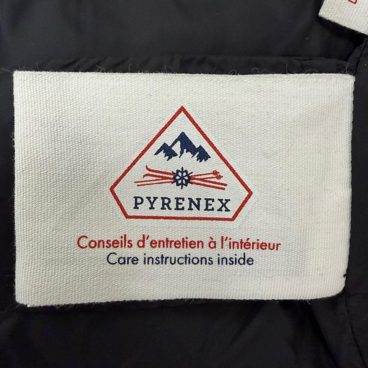 ピレネックス GRENOBLE FUR ファー・フード付 ダウンコート ブラック 36 レディース