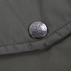 ピレネックス AUTHENTIC MINI RIPSTOP FUR オーセンティック ミニ リップトップ ファー ロゴワッペン付き フーデッド ダブルジップアップ ダウンジャケット カーキ S メンズ