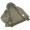 シーピーカンパニー FLATT NYLON フーデッド パファージャケット ブルゾン カーキ 50 メンズ