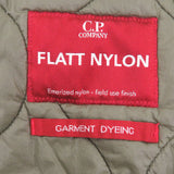 シーピーカンパニー FLATT NYLON フーデッド パファージャケット ブルゾン カーキ 50 メンズ