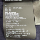 プラダ 襟付き 2WAY 長袖ポロシャツ ニット ネイビー 44 レディース 未使用品