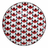 プラダ ポーセリン ティーカップ 2点セット Vienna Red ソーサー付きカップ 食器 マルチ レディース 未使用品