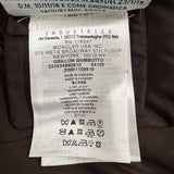 モンクレール GRILLON 滝沢眞規子着 レザー使い トグルボタン ラクーンファー付 ダウンジャケット ブラウン 54847 レディース