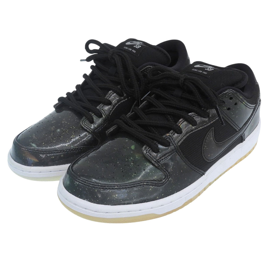 ナイキ SB DUNK LOW TRD QS ギャラクシー メッシュ レザー スニーカー ブラック系 27 メンズ