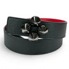 クリスチャンルブタン W SPIKY BELT ベルト ブラック 75/30 レディース