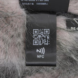 プラダ 三角ロゴプレート ファー付き Re-Nylon バケット ハット ブラック S レディース 未使用品