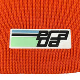 プラダ ロゴパッチ マフラー オレンジ レディース