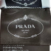 プラダ ロゴパッチ マフラー オレンジ レディース