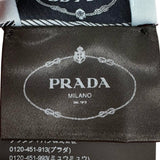 プラダ ロゴパッチ マフラー オレンジ レディース