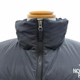 ザ・ノースフェイス Nuptse Jacket ロゴ刺繍 フード入り ポケッタブル仕様 ダブルジップアップ ダウンジャケット ブラック M メンズ