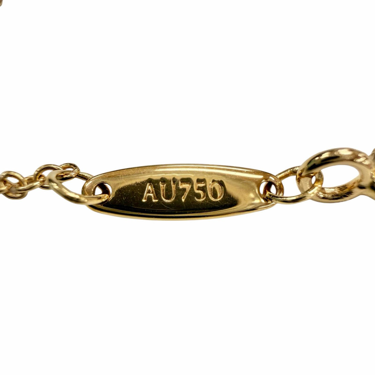 ティファニー エルサペレッティ 750 YG 1P ダイヤ約0.12ct 枠直径約4.73mm ネックレス イエローゴールド レディース