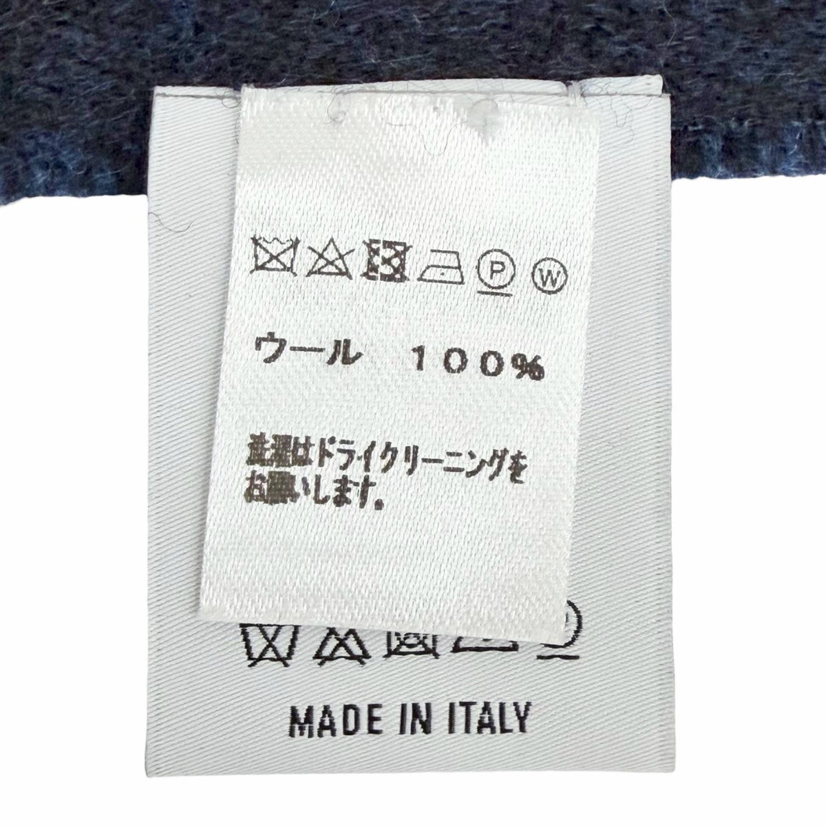 ベルルッティ カリグラフィ ロング マフラー ストール ショール マフラー ブルー メンズ
