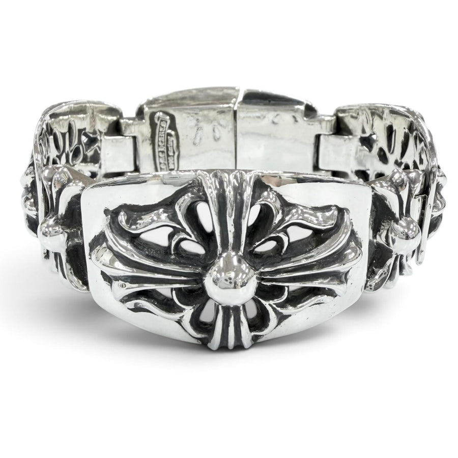 クロムハーツ 4LINK CLASSIC KEEPER LINK BRACELET 4クラシック キーパーリンク ブレスレット ブレスレット シルバー メンズ