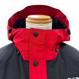 ザ・ノースフェイス Mountain Down Jacket GORE-TEX ロゴ刺繍 フーデッド ダブルジップアップ ダウンジャケット レッド S メンズ 未使用品