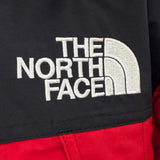 ザ・ノースフェイス Mountain Down Jacket GORE-TEX ロゴ刺繍 フーデッド ダブルジップアップ ダウンジャケット レッド S メンズ 未使用品