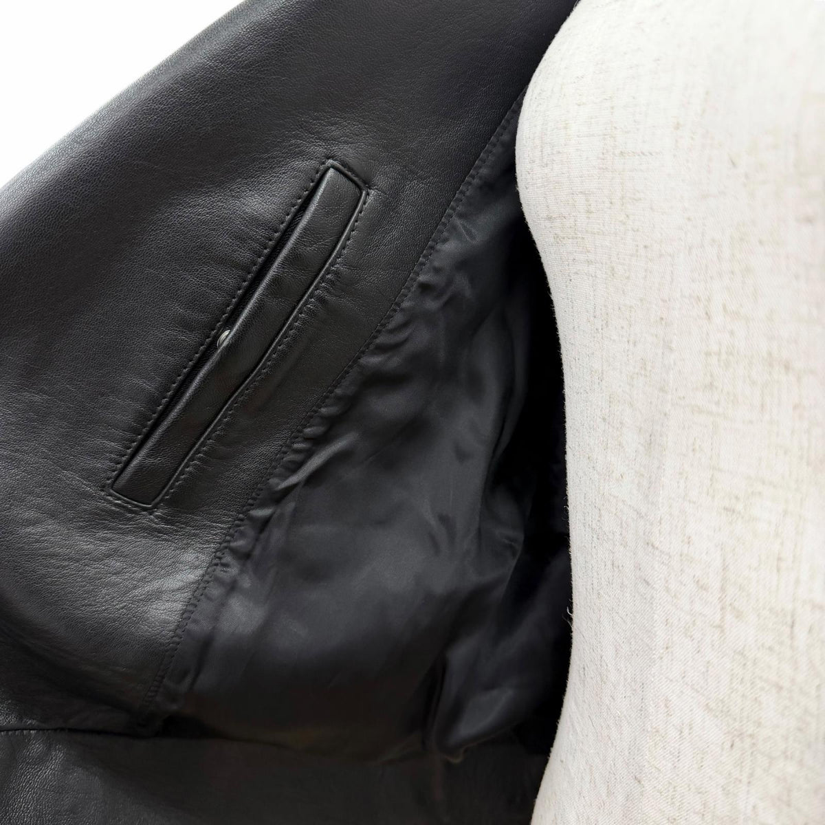 アクネストゥディオズ LEATHER BIKER JACKET レザー バイカー ライダースジャケット ブラック 34 レディース