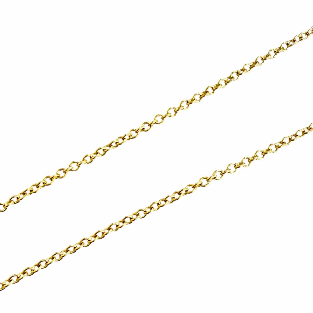 ティファニー バイザヤード 1Pダイヤ ネックレス 750 YG 直径約3.32mm 約0.05ct ネックレス イエローゴールド レディース