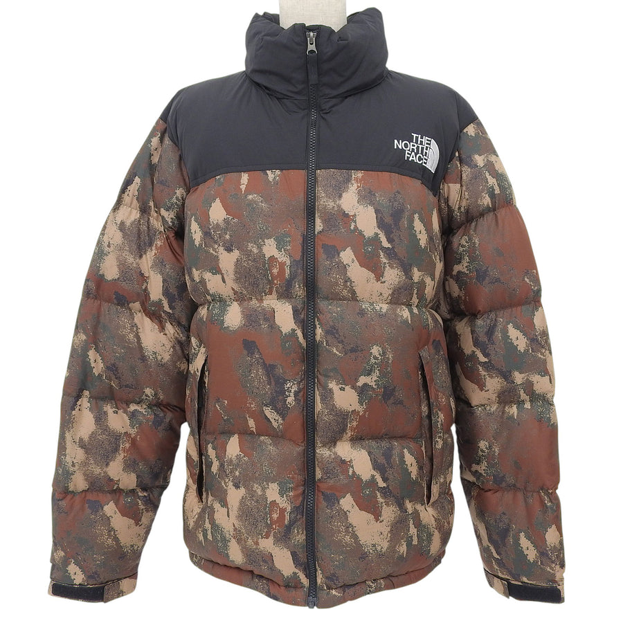 ザ・ノースフェイス Novelty Nuptse Jacket カモフラ ダウンジャケット ブラック L メンズ