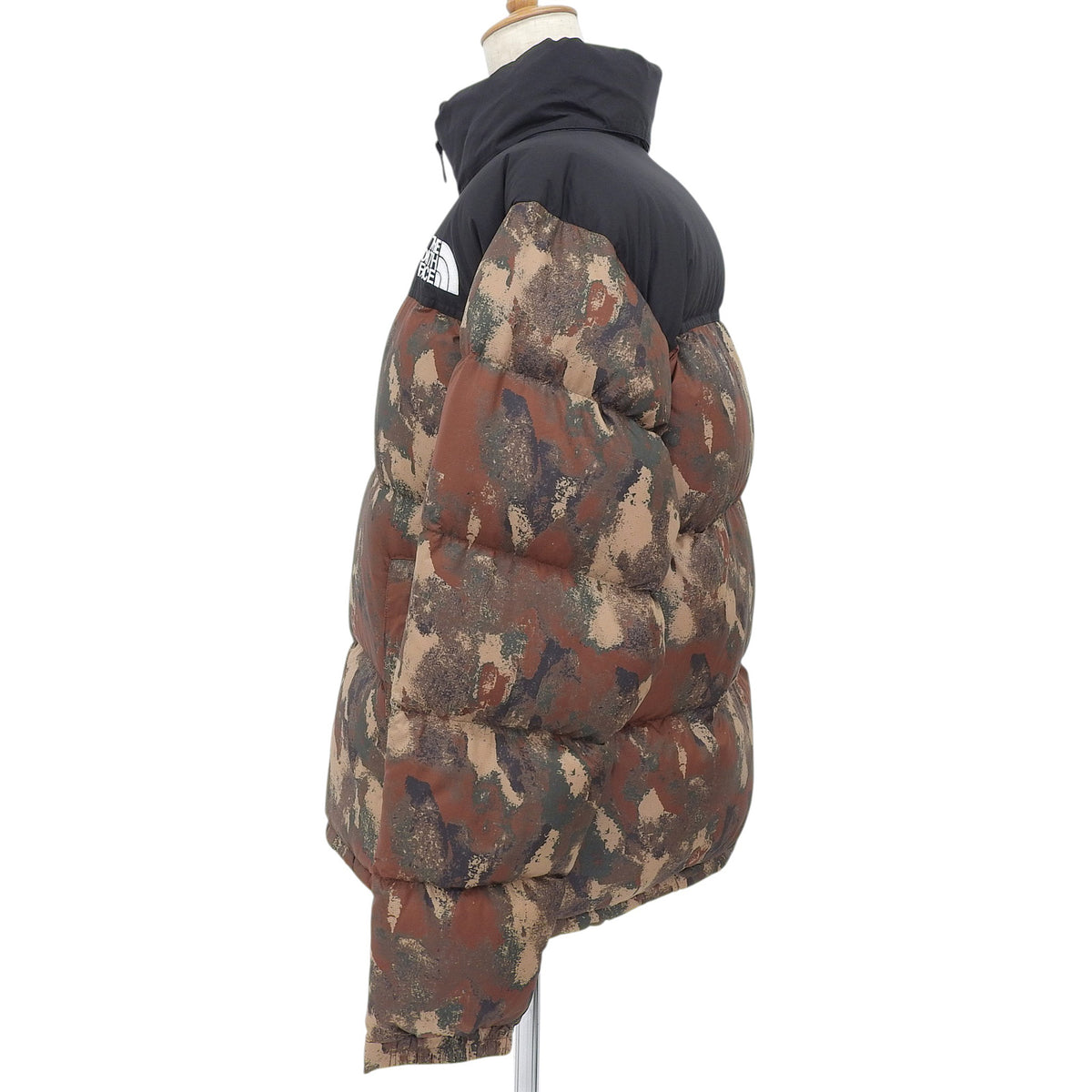ザ・ノースフェイス Novelty Nuptse Jacket カモフラ ダウンジャケット ブラック L メンズ