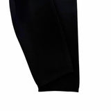プラダ トライアングルロゴプレート ニット パンツ ブラック 38 レディース