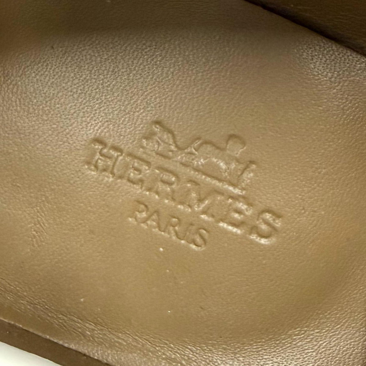 エルメス モカシン パリ H金具付 レザー ローファー ホワイト 36 レディース