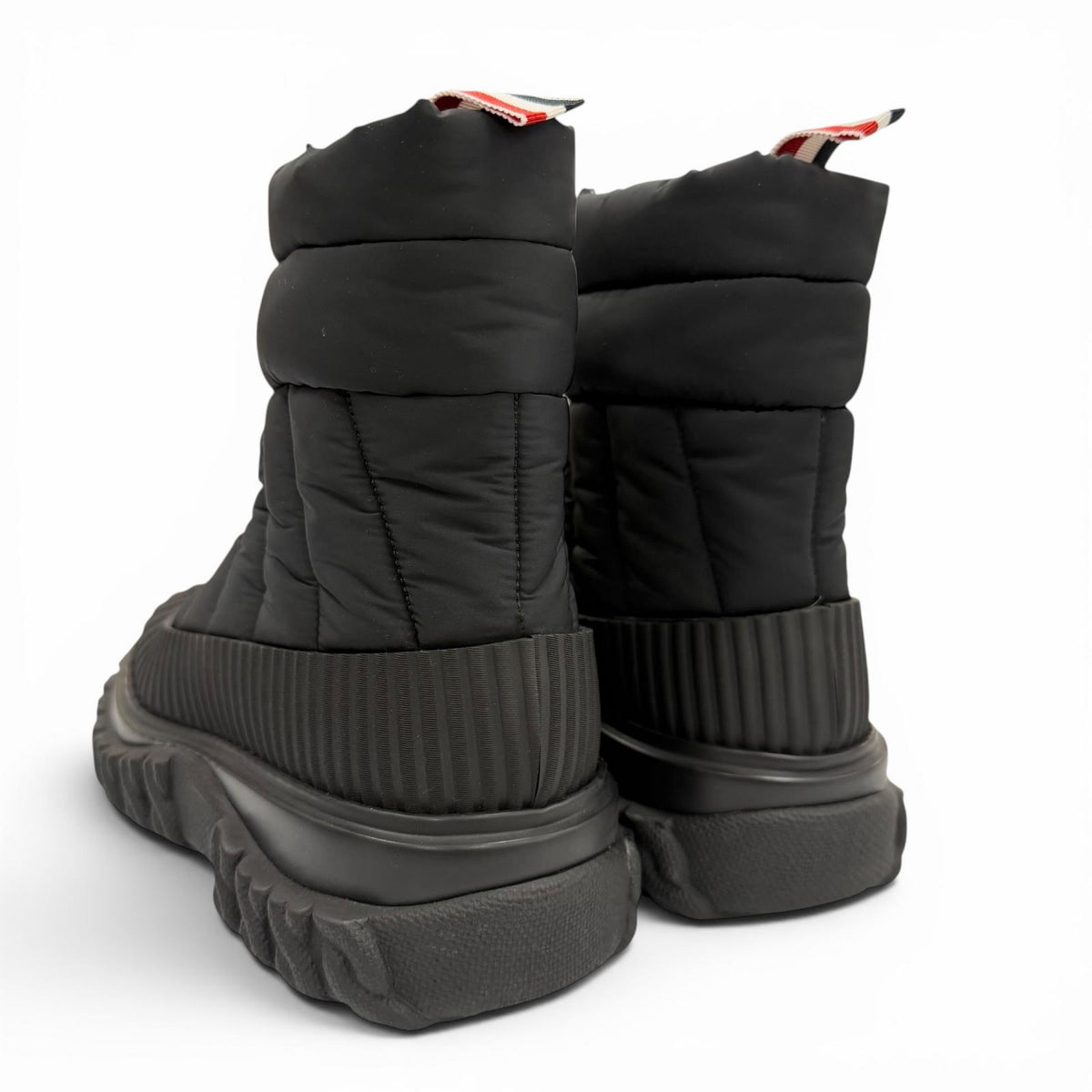 トムブラウン QUIL TED ZIP UP DUCK BOOT ジップアップ ショートブーツ ブラック 6 /EU39 メンズ