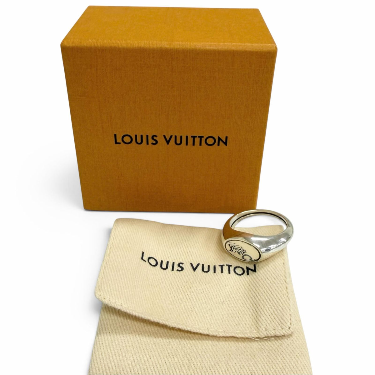 ルイヴィトン リング・LV テーラー リング 指輪 シルバー L (JP22号相当) メンズ