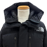 ザ・ノースフェイス バルトロライト GORE-TEX WINDSTOPPER ロゴ刺繍 フーデッド ダブルジップアップ ダウンジャケット ブラック M メンズ