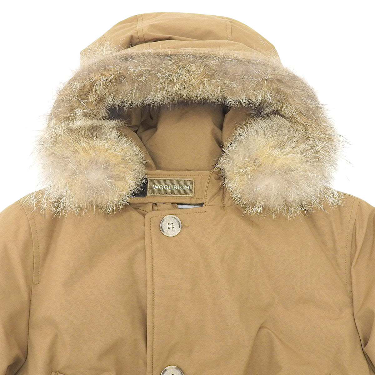 ウールリッチ NEW ARCTIC PARKA ファー フード付 ダウンジャケット ブラウン S メンズ