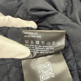 プラダ トライアングルロゴプレート ファー・フード付 ZIP UP ダウンコート ネイビー 40 レディース