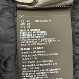 プラダ トライアングルロゴプレート ファー・フード付 ZIP UP ダウンコート ネイビー 40 レディース